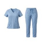 Full nurse dress shown in front product view on plain background.