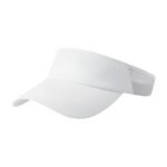 Golf sun visor hat shown from the side, featuring a curved brim and open‑top design for lightweight, breathable sun protection on the course