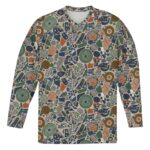Ice hockey team practice jersey laid flat, featuring a classic V-neck, long sleeves, and a relaxed practice-league fit.
