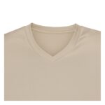 Ice hockey team practice jersey laid flat, featuring a classic V-neck, long sleeves, and a relaxed practice-league fit.