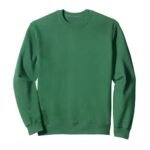 Front view of a men’s badminton sweatshirt, showing the crew neckline, long sleeves, and relaxed athletic fit designed as a quick‑dry, breathable training top.
