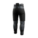 Back view of men’s senior fitted ice hockey pants, showing padded protection and ergonomic design.