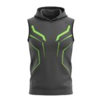 Mens MMA Sleeveless Hoodie – Muscle Fit Gym Tank - Image 7