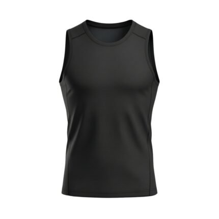 Mens MMA sleeveless vest shirt showing training fit design for martial arts workouts