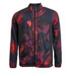 Mens rugby jacket front view showing weatherproof pullover design and athletic fit for all sports