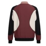 Back view of men's tennis jacket showing athletic fit and performance design