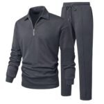 Men’s polo tracksuit laid out in a clean studio view.