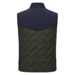 Rugby training vest jacket back view showing sleeveless performance design and athletic fit