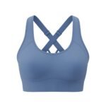 Women's supportive athletic sports bra for workout and active wear