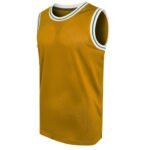 Unisex basketball sleeveless shirt front view in lightweight performance fabric, centered on a plain background.