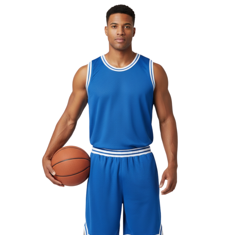 Person wearing a unisex lightweight basketball sleeveless shirt, standing in a relaxed pose against a plain background.