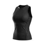 Womens MMA sleeveless vest shirt showing quick dry fit design for martial arts training