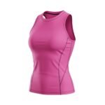Womens MMA sleeveless vest shirt showing quick dry fit design for martial arts training