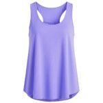 Women’s basketball tank top front view in loose-fit high performance fabric, centered on a plain background.