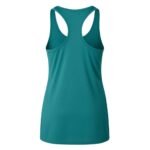 Back view of women’s quick-dry tennis tank top, showing racerback design and performance fit.
