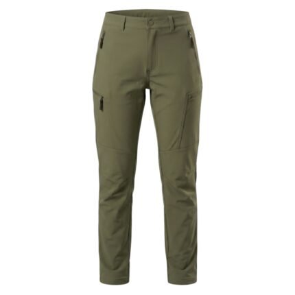 Best waterproof hiking pants laid flat on a plain background.