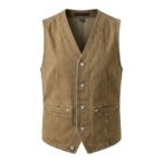 Blue Denim Vest |Breathable Sleeveless Jean Waistcoat - Image 5