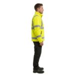 high visibility jacket-Model Side View