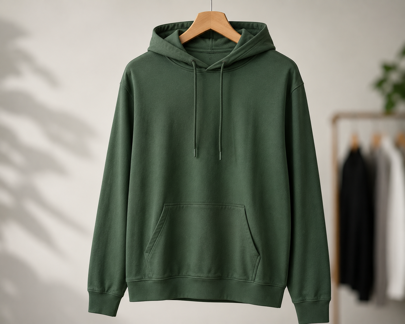 Custom lightweight hoodie with breathable fabric for all-season wear, manufactured by Eco Jersey Limited