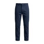 Dark slate navy men’s casual pants displayed on a plain background.