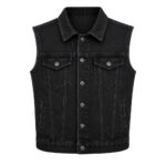 Mens Denim Vest | Comfortable Versatile Sleeveless Jean Jacket - Image 5