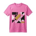Men’s graphic tee in a rose pink color