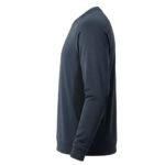 Side view of men's tennis sweatshirt showing classic fit and comfortable silhouette