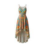 Front view of women’s sundress without model on white background