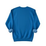 Mint teal women's tennis sweatshirt with casual fleece pullover design