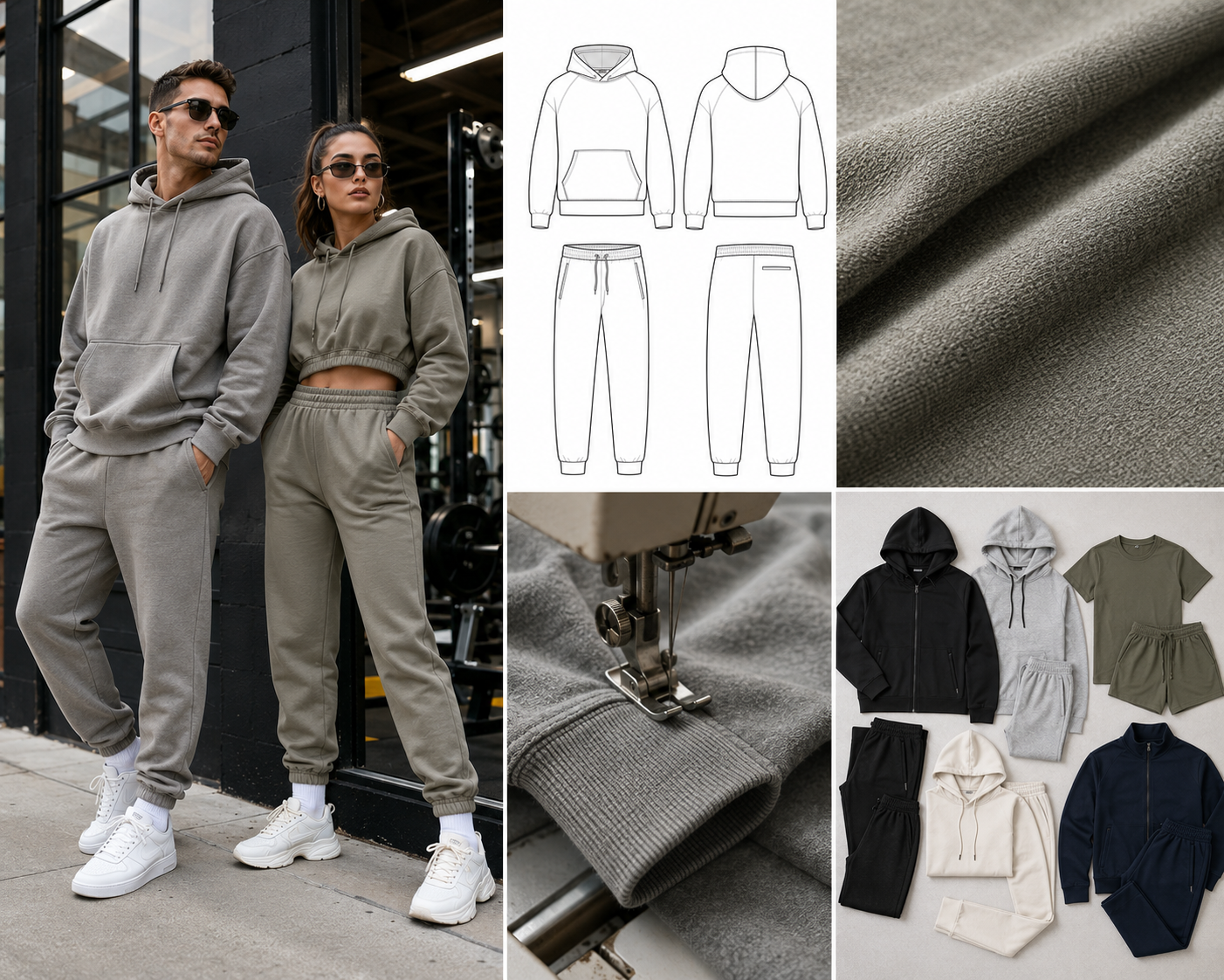 Athleisure wear manufacturer wholesale – B2B custom stylish performance casual athleisure clothing by Eco Jersey