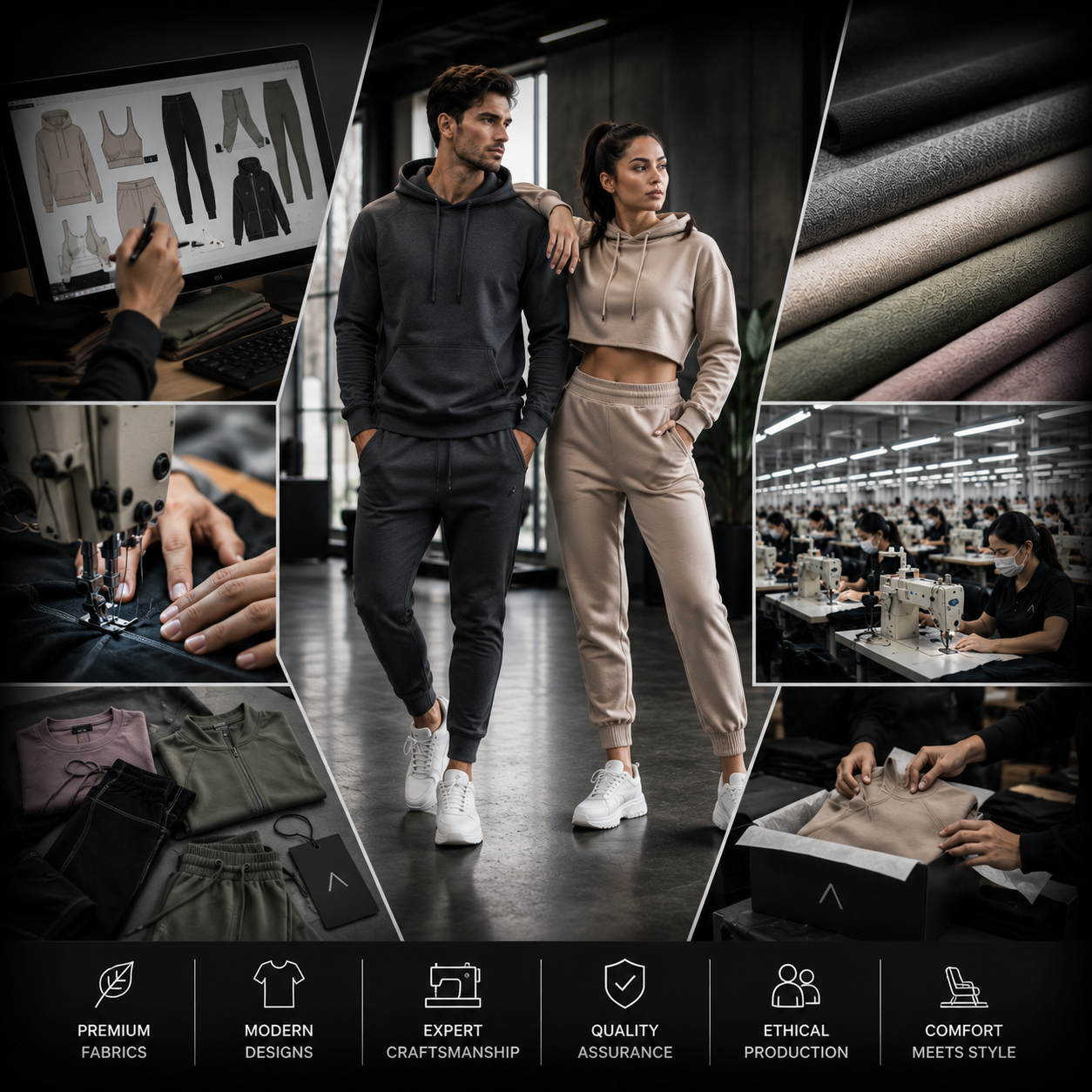 Athleisure design and manufacturing