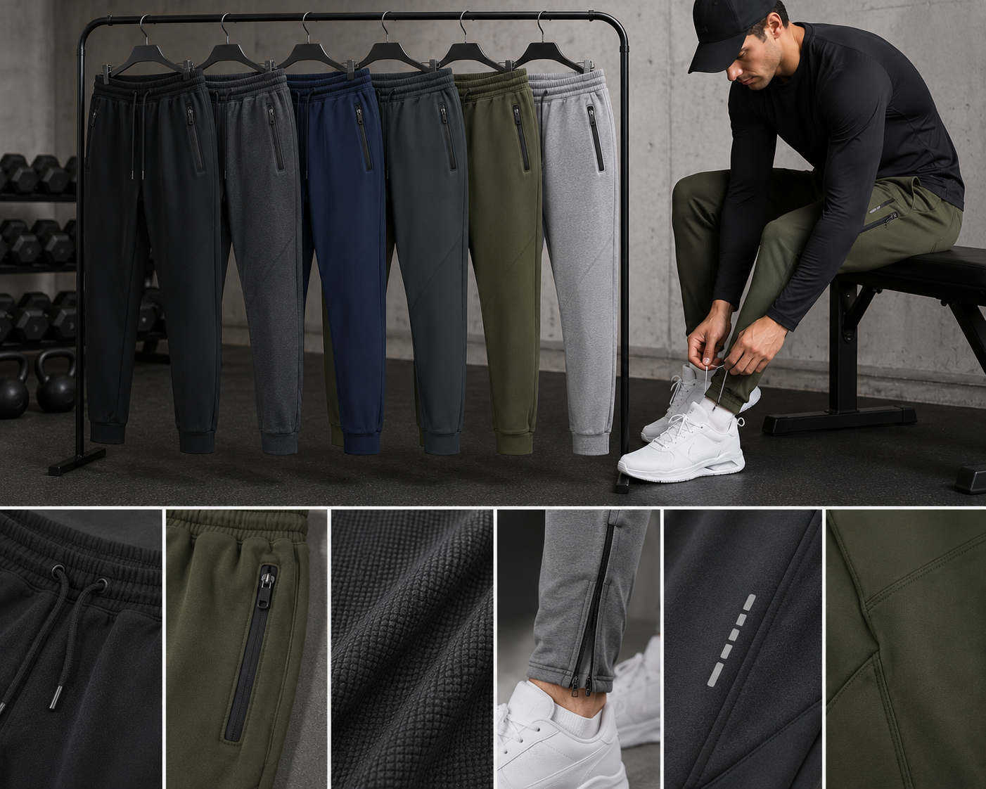 Athletic Performance Joggers Manufacturer – Custom athletic performance joggers wholesale by Eco Jersey