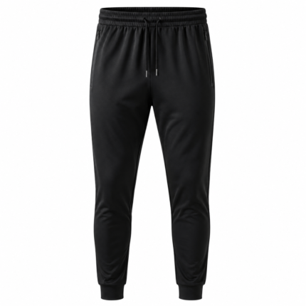 Athletic joggers wholesale – adjustable waist secure zipper pocket tapered sweatpants B2B manufacturer by Eco Jersey