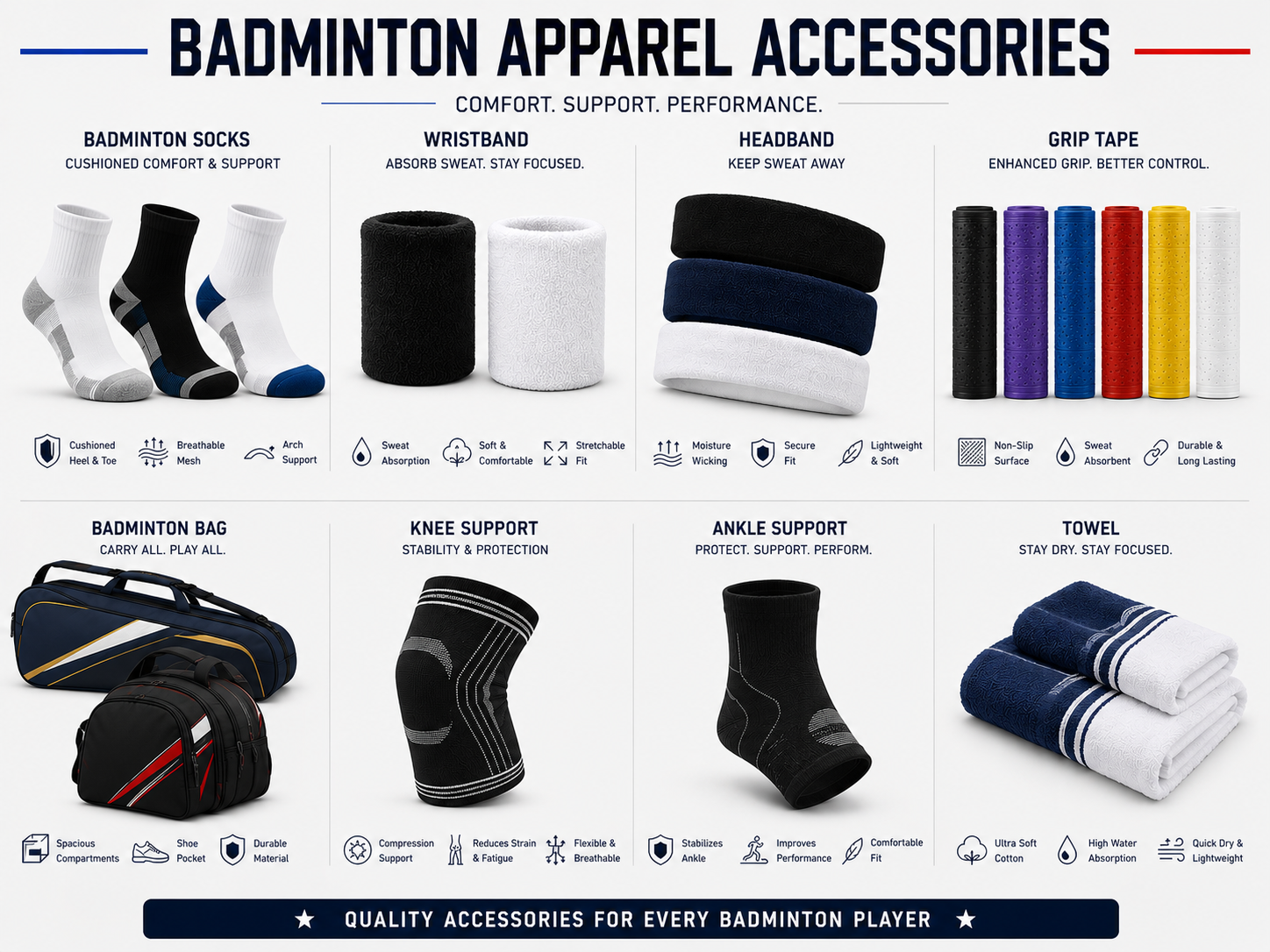 Badminton — badminton accessories manufacturer