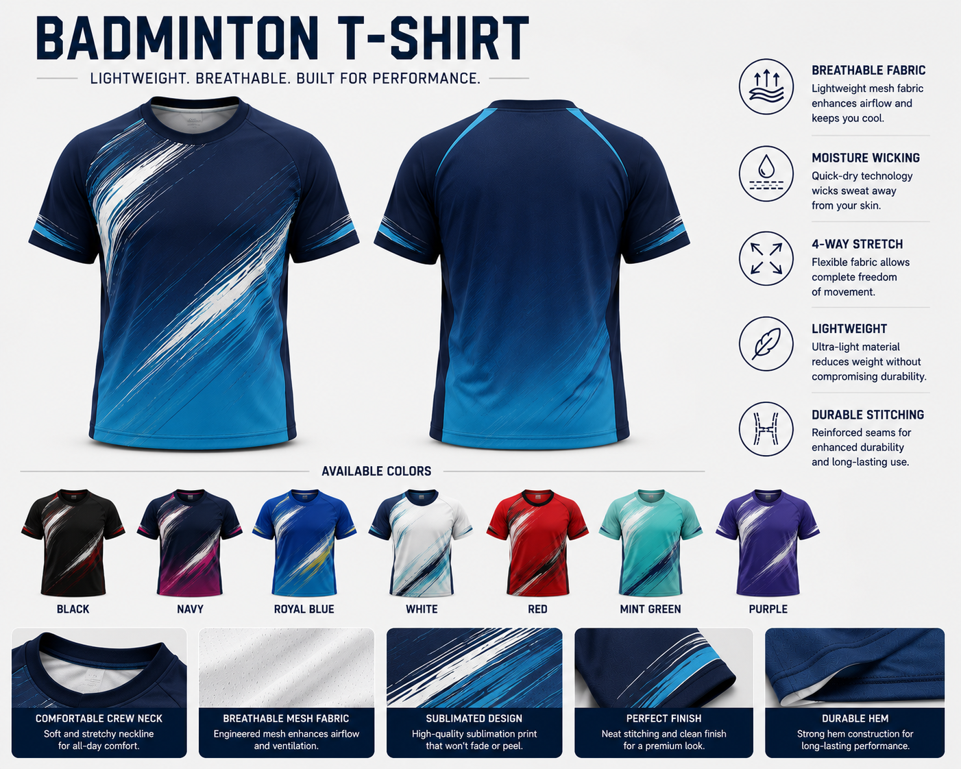 Badminton — badminton shirt manufacturer