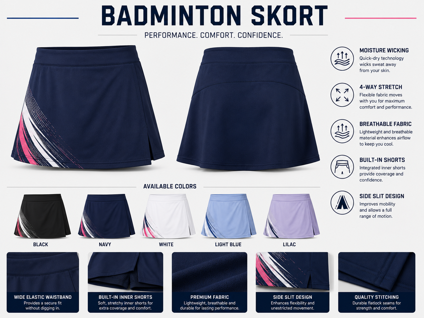 Badminton — badminton skorts manufacturer