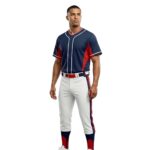 Baseball Team Uniform | Stylish Classic Button Down Jersey - Image 2
