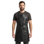 Bib Leather Aprons | Durable Full-Grain Work Apron - Image 7
