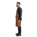 Bib Leather Aprons | Durable Full-Grain Work Apron - Image 4
