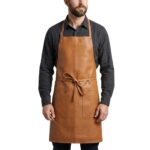 Bib Leather Aprons | Durable Full-Grain Work Apron - Image 2
