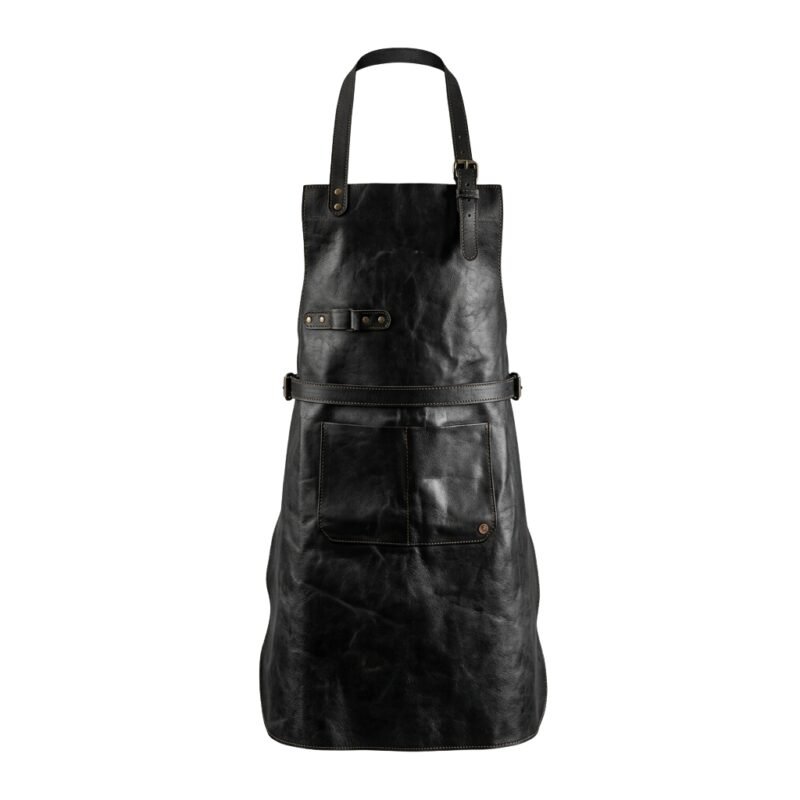 Black Leather Aprons