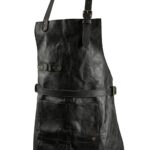 Black Leather Aprons | Durable  Full-Grain Work Apron - Image 5