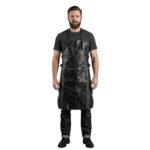 Black Leather Aprons | Durable  Full-Grain Work Apron - Image 2