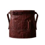 Brown Waist Leather Apron | Durable Heavy Duty Work Apron - Image 5