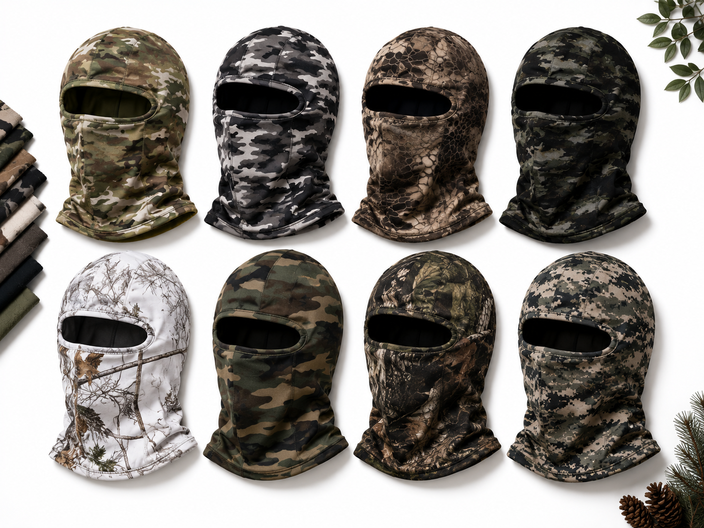 Custom camouflage balaclavas manufacturer - wholesale B2B production of hunting and outdoor face masks
