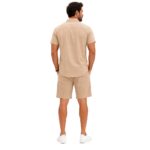 Classic Co Ord Set for Men | Soft Versatile Cuban Collar Beach - Image 3
