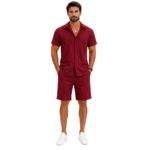 Classic Co Ord Set for Men | Soft Versatile Cuban Collar Beach - Image 6