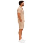 Classic Co Ord Set for Men | Soft Versatile Cuban Collar Beach - Image 4