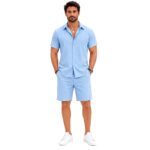 Classic Co Ord Set for Men | Soft Versatile Cuban Collar Beach - Image 5