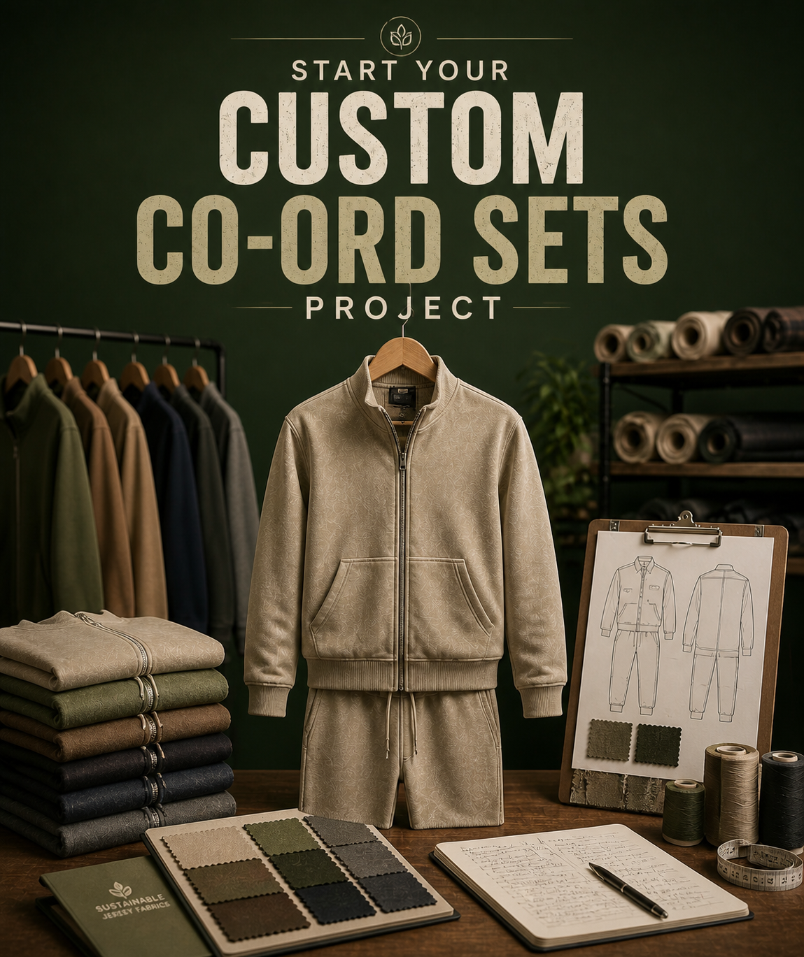 Co-Ord Set Project Sample – Custom co-ord set project showcase by Eco Jersey